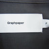 GRAPHPAPER グラフペーパー 21AW  GM214-50009  Vist Wool Oversized L/S Regular Collar Shirt オーバーサイズ ウール 長袖 シャツ  グレー系 F【美品】【中古】