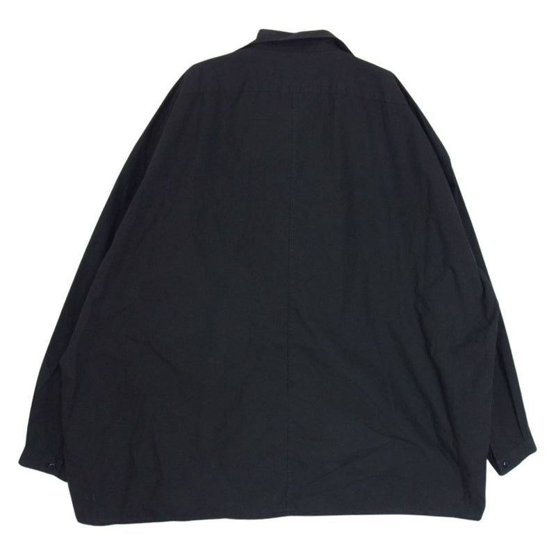 トゥーグッド THE DRAUGHTSMAN SHIRT POPLIN ドラフトマン ポプリン 長袖 シャツ  ブラック系 3【中古】