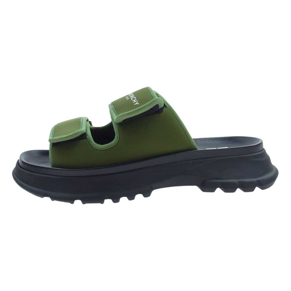 GIVENCHY ジバンシィ BH300UH0NG 30543 SPECTRE SANDAL サンダル グリーン系 ブラック系 43【中古】
