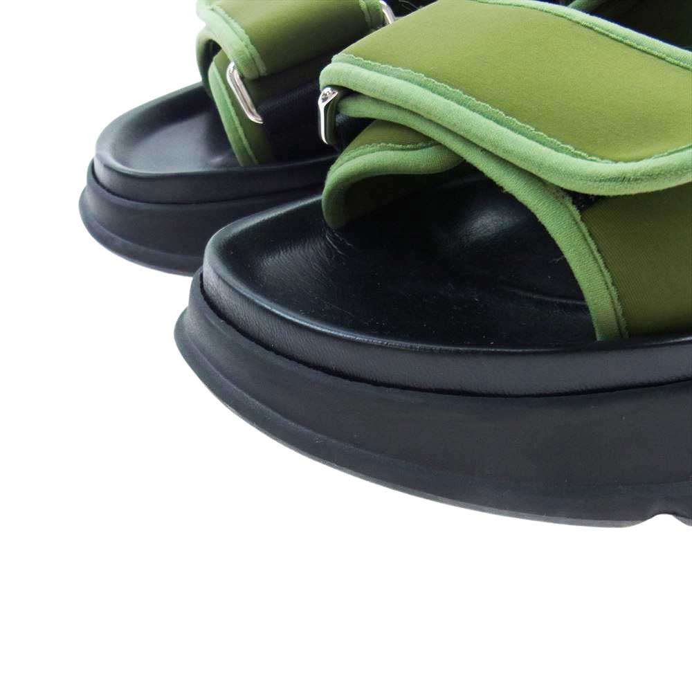 GIVENCHY ジバンシィ BH300UH0NG 30543 SPECTRE SANDAL サンダル グリーン系 ブラック系 43【中古】
