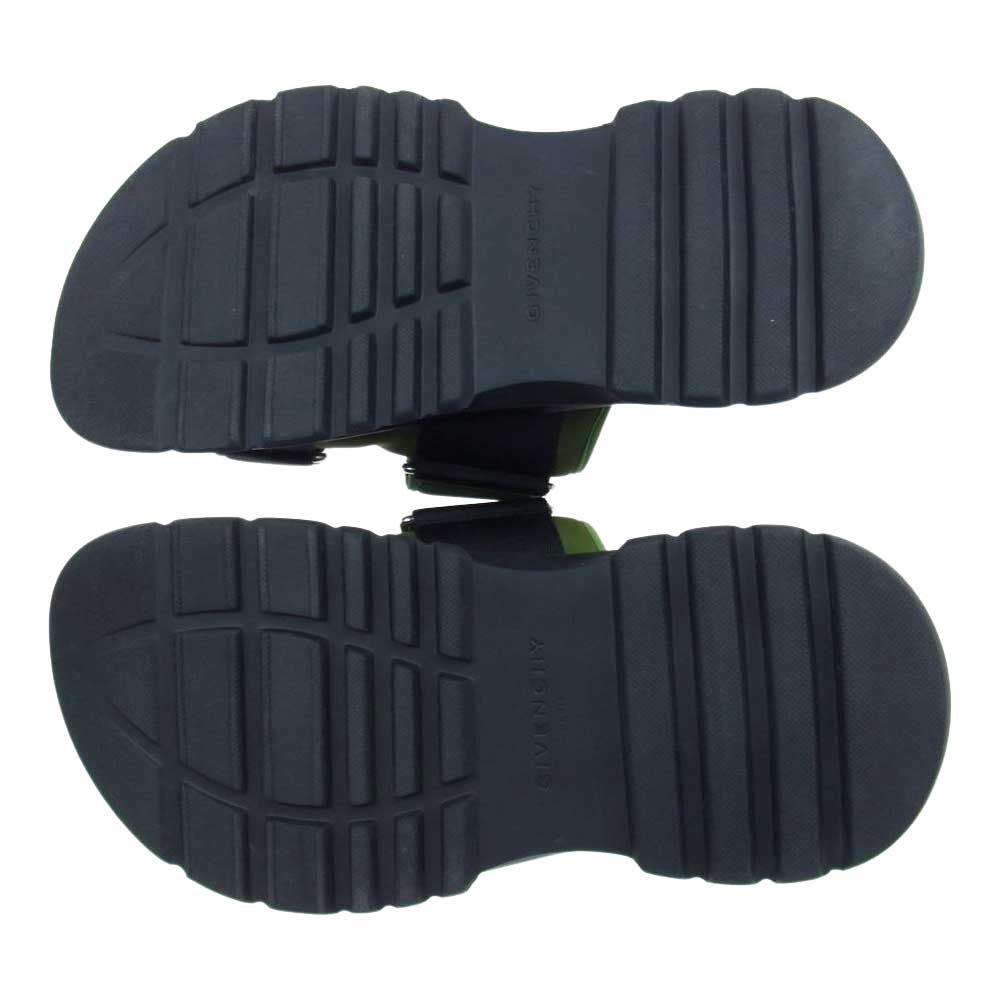 GIVENCHY ジバンシィ BH300UH0NG 30543 SPECTRE SANDAL サンダル グリーン系 ブラック系 43【中古】