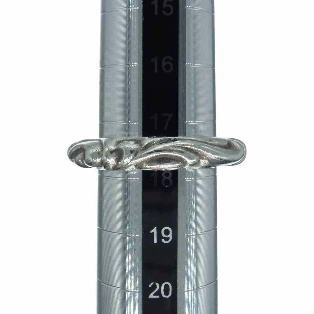 CHROME HEARTS クロムハーツ（原本無） SCROLL BAND RING スクロール バンド リング シルバー系 18号【中古】