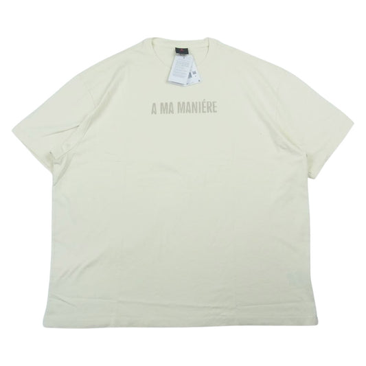 NIKE ナイキ 23SS DV7468-104 × A MA MANIRE ア マ マニエール JORDAN ジョーダン ロゴ 刺繍 Tシャツ オフホワイト系 2XL【新古品】【未使用】【中古】