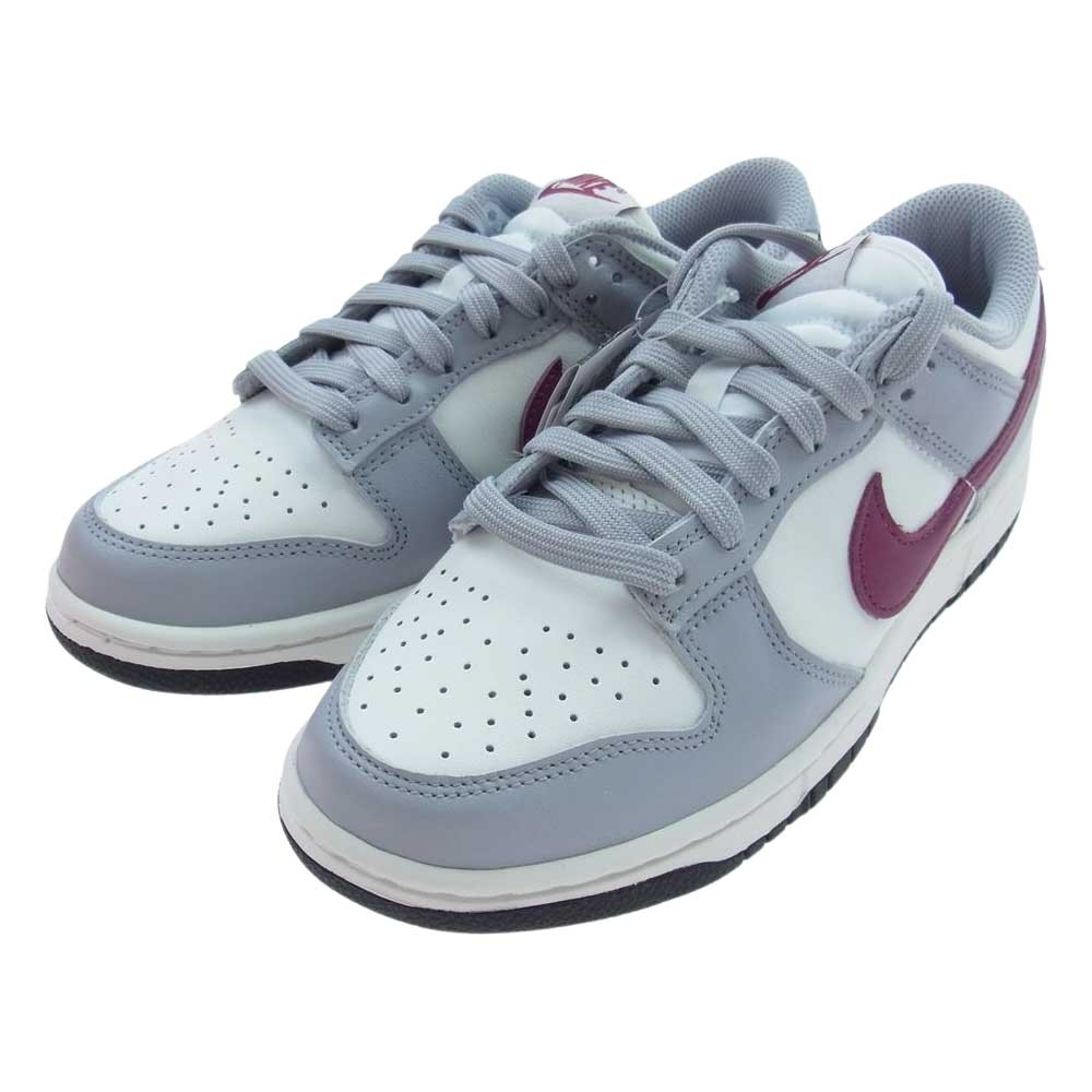 NIKE ナイキ DD1503-122 WMNS DUNK LOW ウィメンズ ダンク ロー SUMMIT WHITE ROSE WOOD サミットホワイト ローズウッド スニーカー グレー系 ホワイト系 24.5cm【新古品】【未使用】【中古】