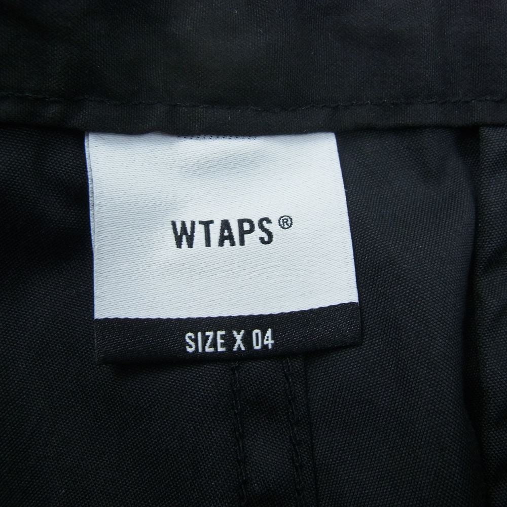 WTAPS ダブルタップス 23SS 231WVDT-PTM03 MILT0001 TROUSERS トラウザーズ  NYCO OXFORD オックスフォード カーゴパンツ ブラック系 04【新古品】【未使用】【中古】