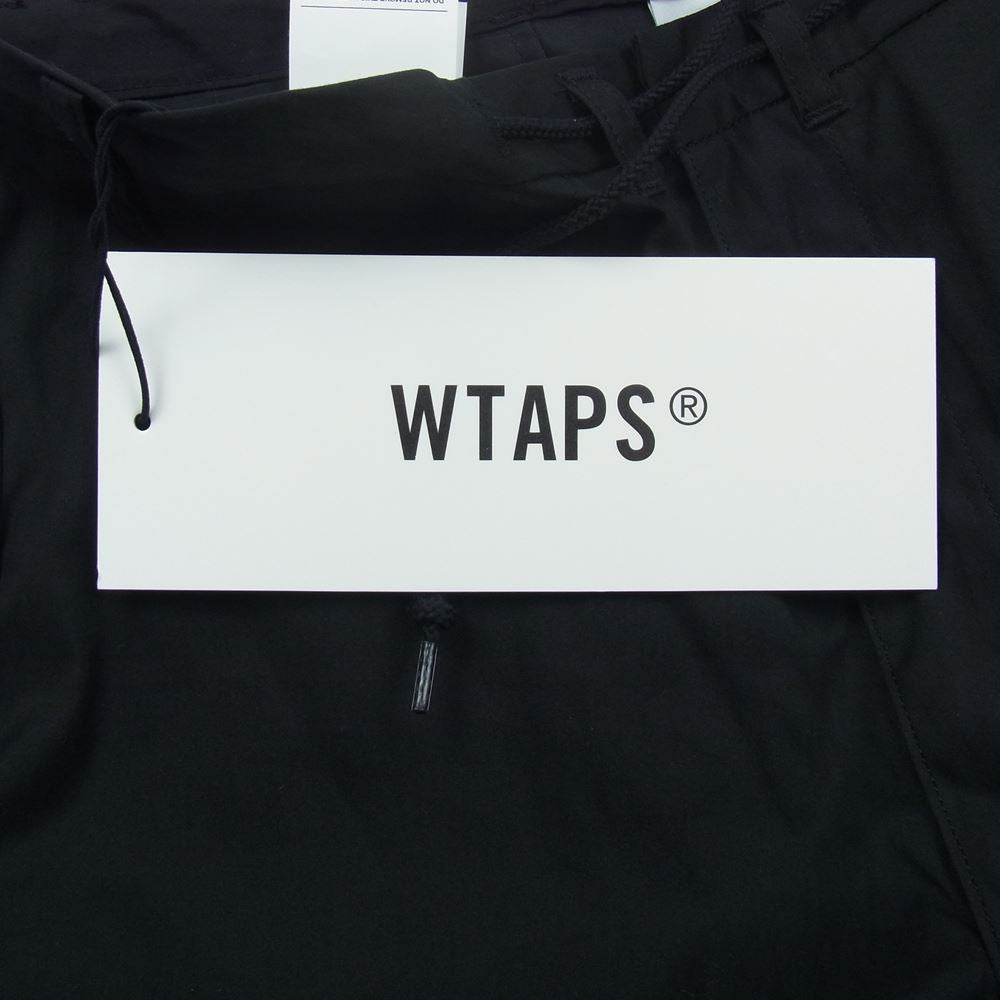 WTAPS ダブルタップス 23SS 231WVDT-PTM03 MILT0001 TROUSERS トラウザーズ  NYCO OXFORD オックスフォード カーゴパンツ ブラック系 04【新古品】【未使用】【中古】