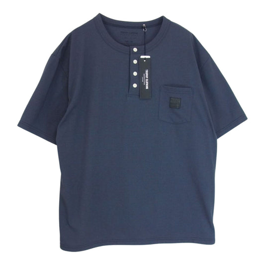 トロフィークロージング TE-13 MONOCHROME PC Henley Tee モノクローム ヘンリー 半袖 Tシャツ チャコール系 XL【中古】