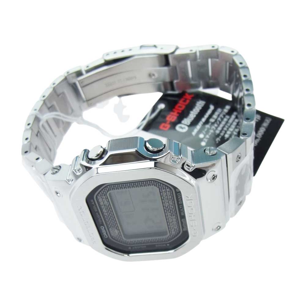 CASIO G-SHOCK カシオ ジーショック GMW-B5000D-1JF FULL METAL フルメタル シルバー 電波ソーラー ウォッチ 腕時計 シルバー系【新古品】【未使用】【中古】