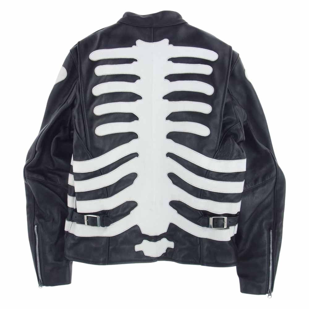 VANSON バンソン B BONE JACKET Bボーン シングル ライダース