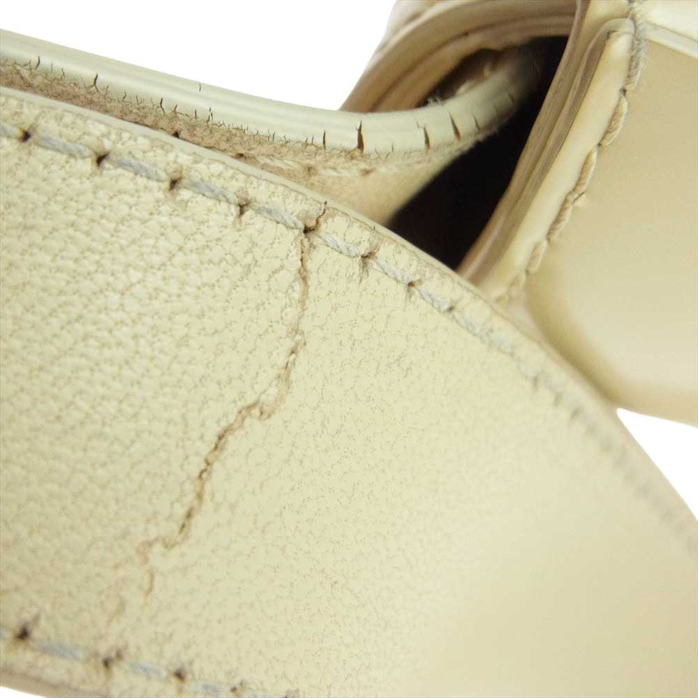 BOTTEGAVENETA ボッテガヴェネタ カセット イントレチャート ショルダー バッグ アイボリー【中古】