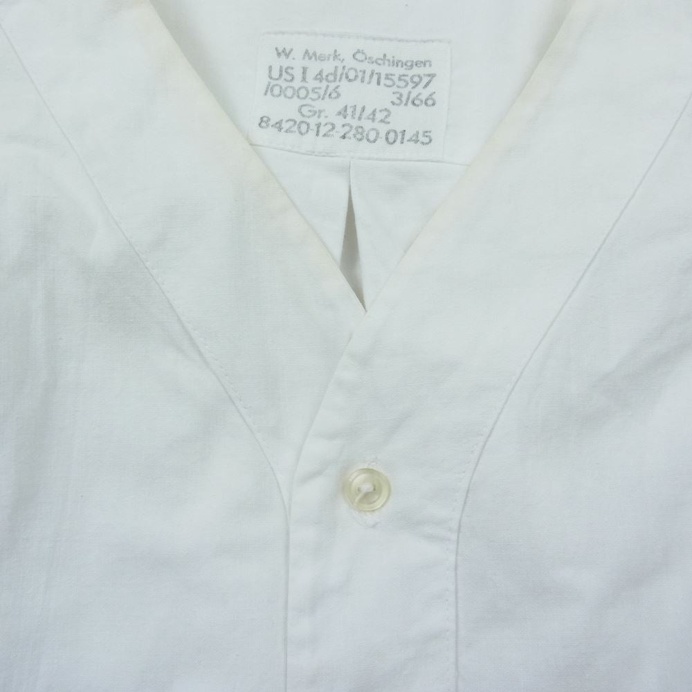 ヴィンテージ ドイツ軍 パジャマ スリーピング シャツ ホワイト系【中古】