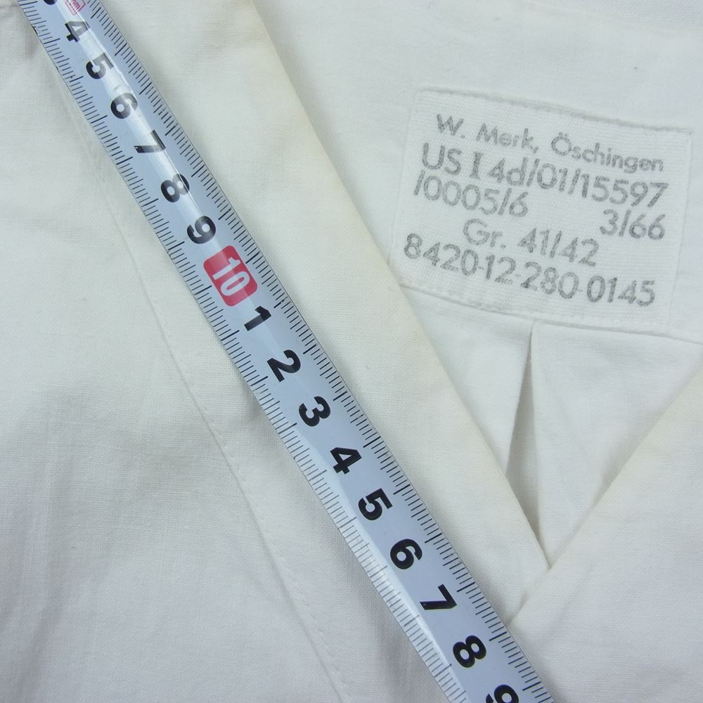 ヴィンテージ ドイツ軍 パジャマ スリーピング シャツ ホワイト系【中古】