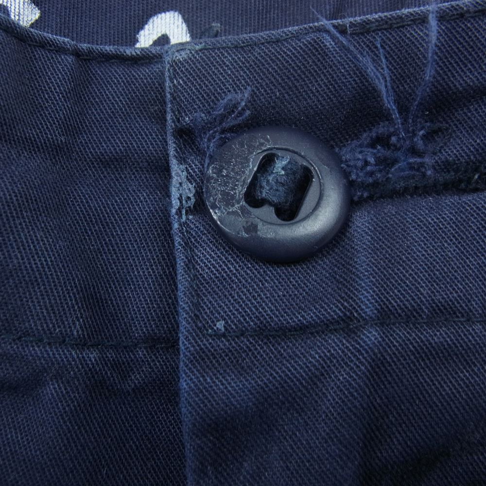 ヴィンテージ イギリス軍 カーゴ パンツ ネイビー系 80/88/104【中古】