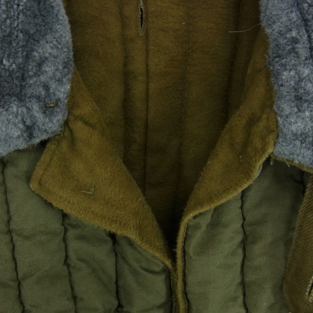 ヴィンテージ 旧ソビエト ボアライナー ジャケット カーキ系 サイズ表記無【中古】