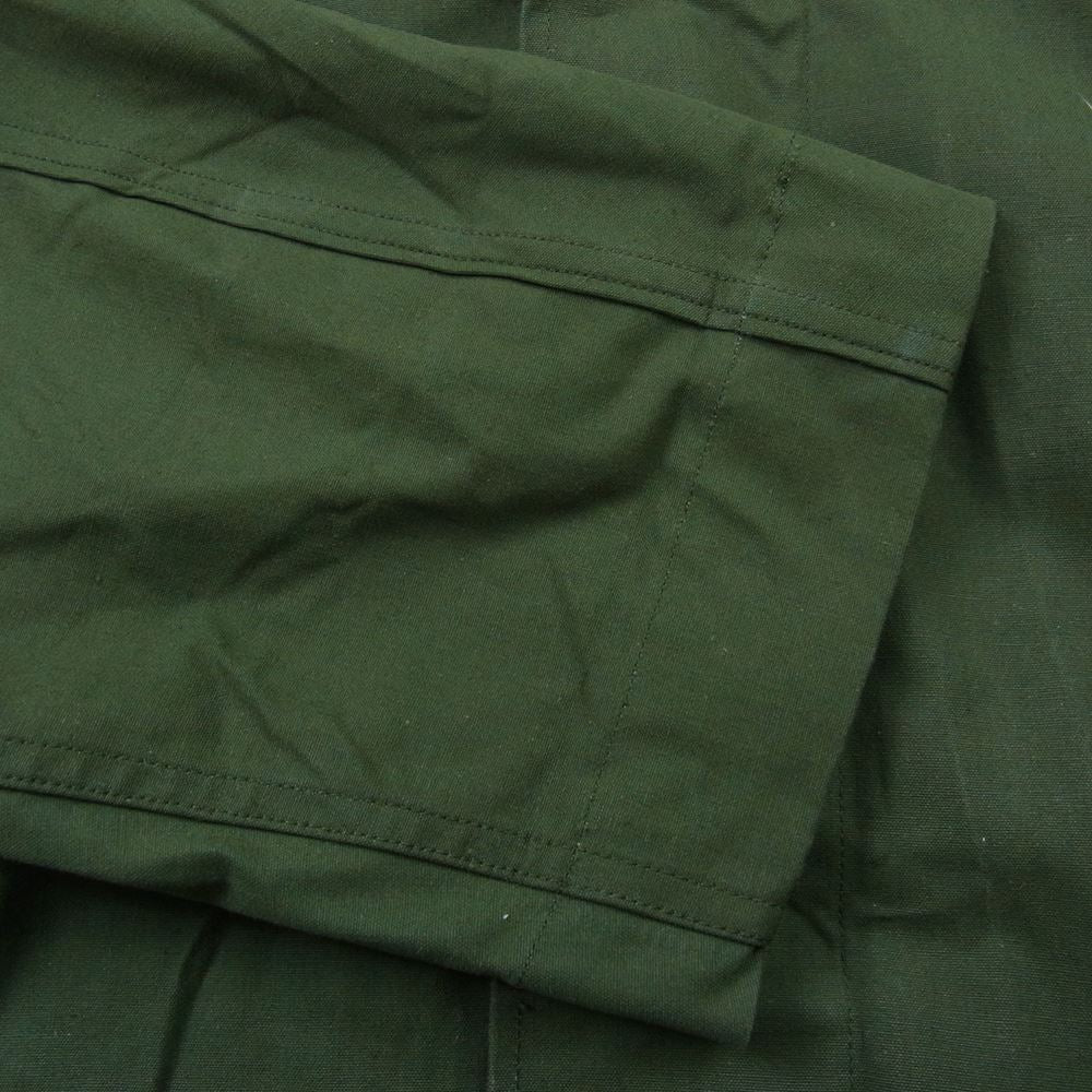 ヴィンテージ FRENCH MILITARY フレンチミリタリー フランス軍 フロック コート カーキ系 96L【中古】