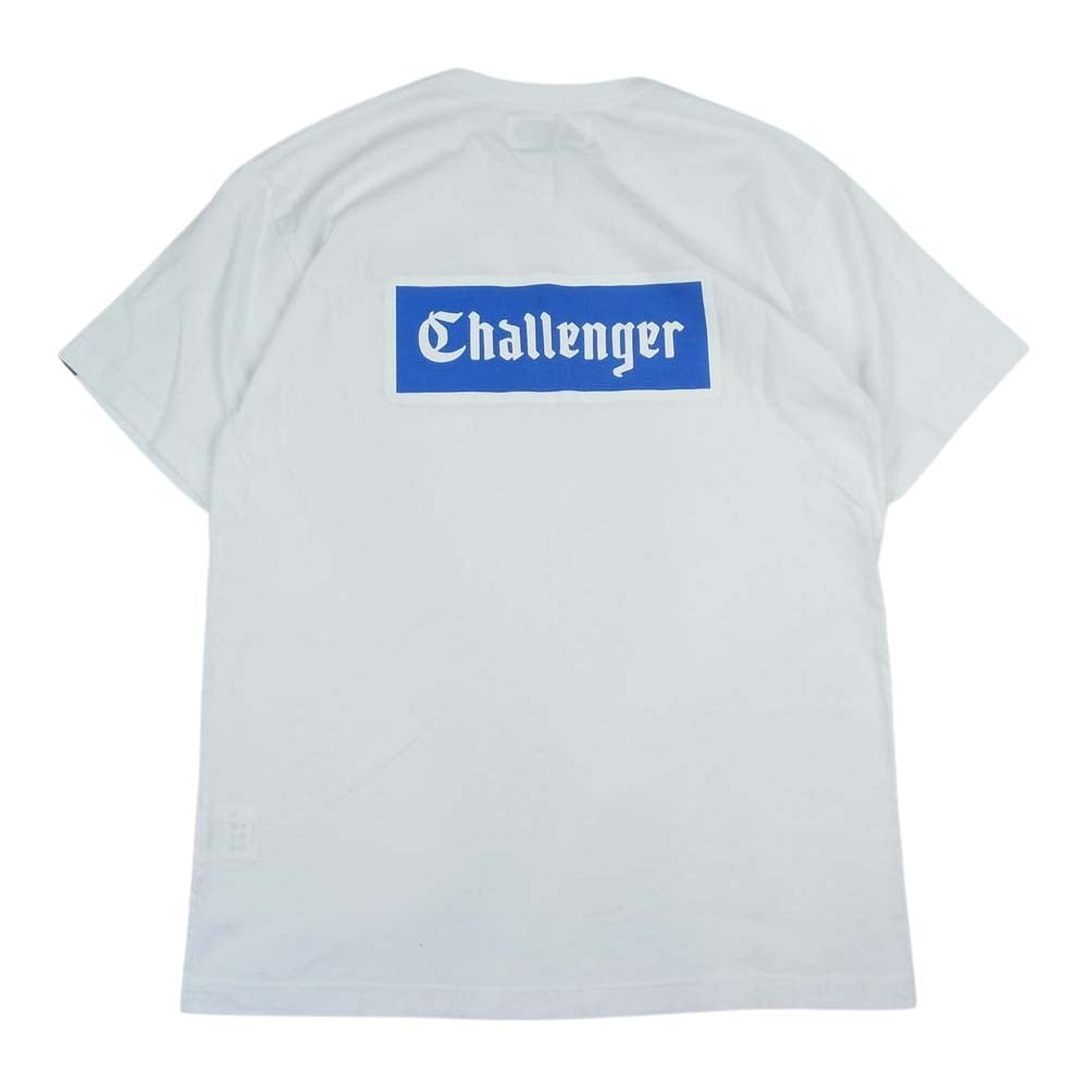 CHALLENGER チャレンジャー 23SS CLG-TS 023-004 CHALLENGER LOGO PATCH TEE カレッジ ロゴ パッチ Tシャツ ホワイト ホワイト系 XL【新古品】【未使用】【中古】