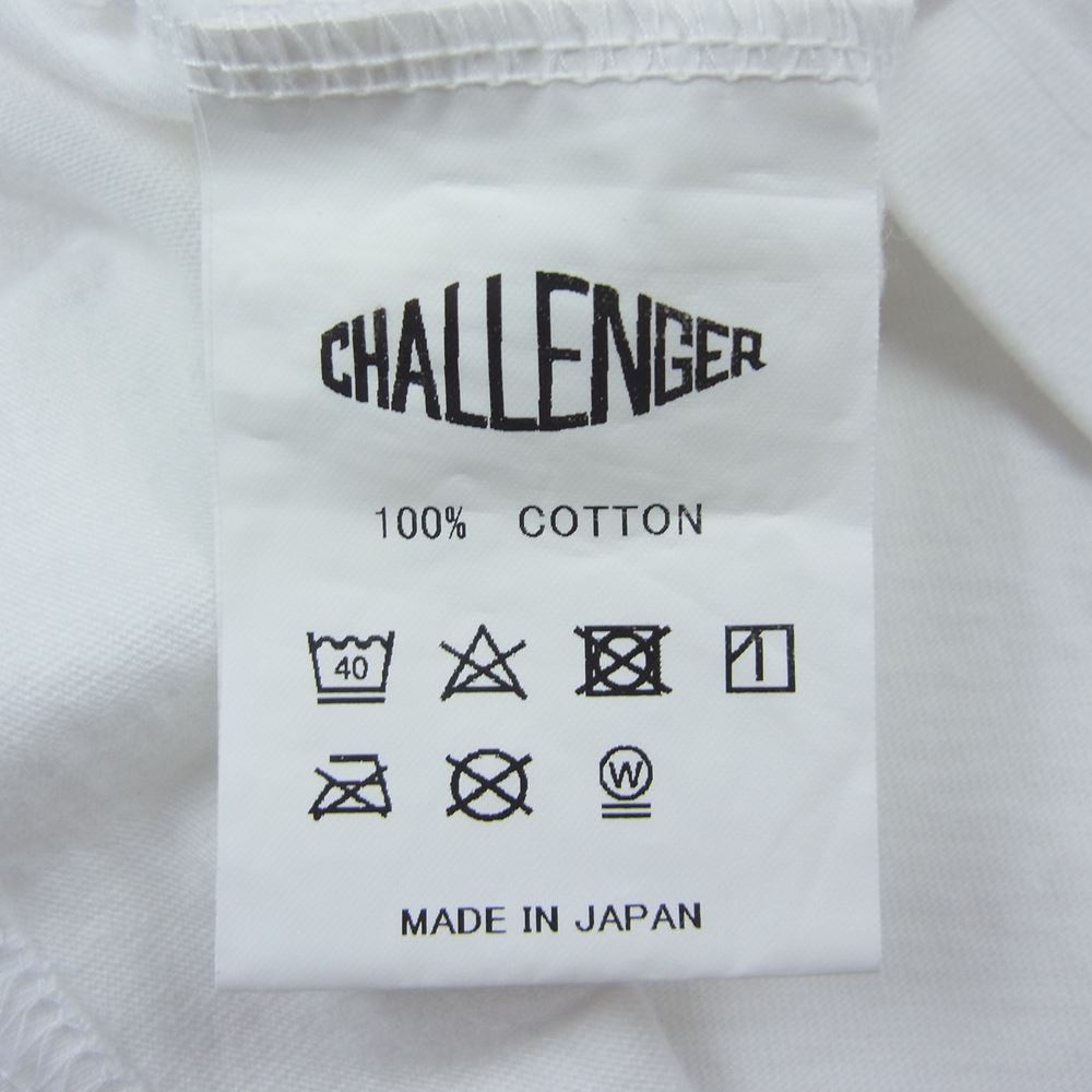 CHALLENGER チャレンジャー 23SS CLG-TS 023-004 CHALLENGER LOGO PATCH TEE カレッジ ロゴ パッチ Tシャツ ホワイト ホワイト系 XL【新古品】【未使用】【中古】
