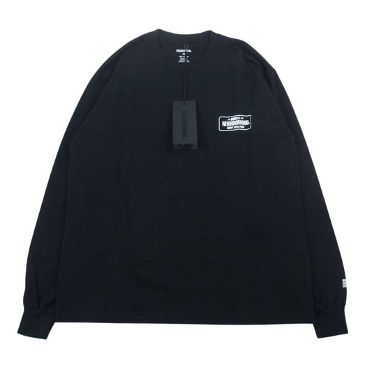 NEIGHBORHOOD ネイバーフッド 23SS 渋谷店 リニューアル オープン 記念 限定 ロングスリーブ Tシャツ ロゴ ブラック ブラック系 M【新古品】【未使用】【中古】