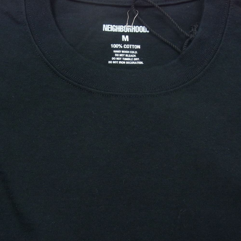 NEIGHBORHOOD ネイバーフッド 23SS 渋谷店 リニューアル オープン 記念 限定 ロングスリーブ Tシャツ ロゴ ブラック ブラック系 M【新古品】【未使用】【中古】