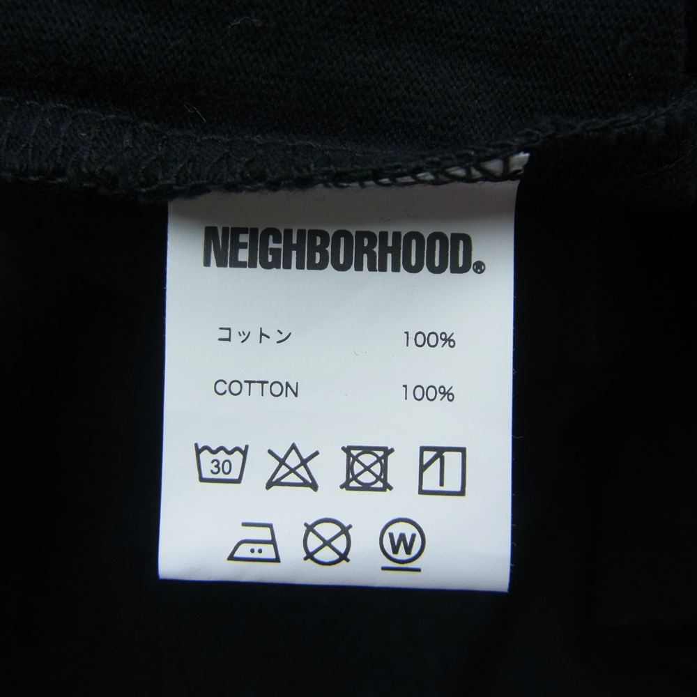 NEIGHBORHOOD ネイバーフッド 23SS 渋谷店 リニューアル オープン 記念 限定 ロングスリーブ Tシャツ ロゴ ブラック ブラック系 M【新古品】【未使用】【中古】