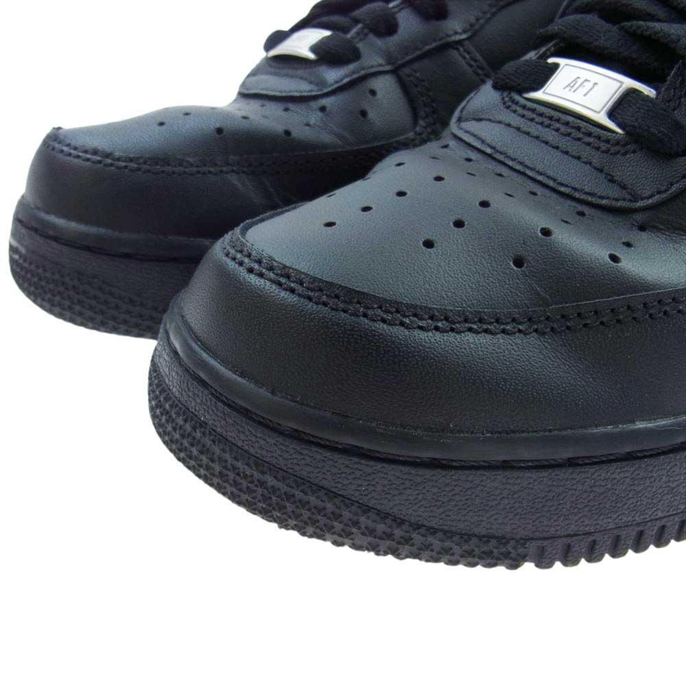 NIKE ナイキ CW2288-001 AIR FORCE 1 '07 BLACK/BLACK  エアフォースワン ローカット スニーカー ブラック ブラック系 27cm【中古】