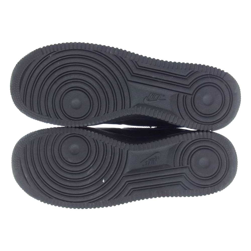 NIKE ナイキ CW2288-001 AIR FORCE 1 '07 BLACK/BLACK  エアフォースワン ローカット スニーカー ブラック ブラック系 27cm【中古】