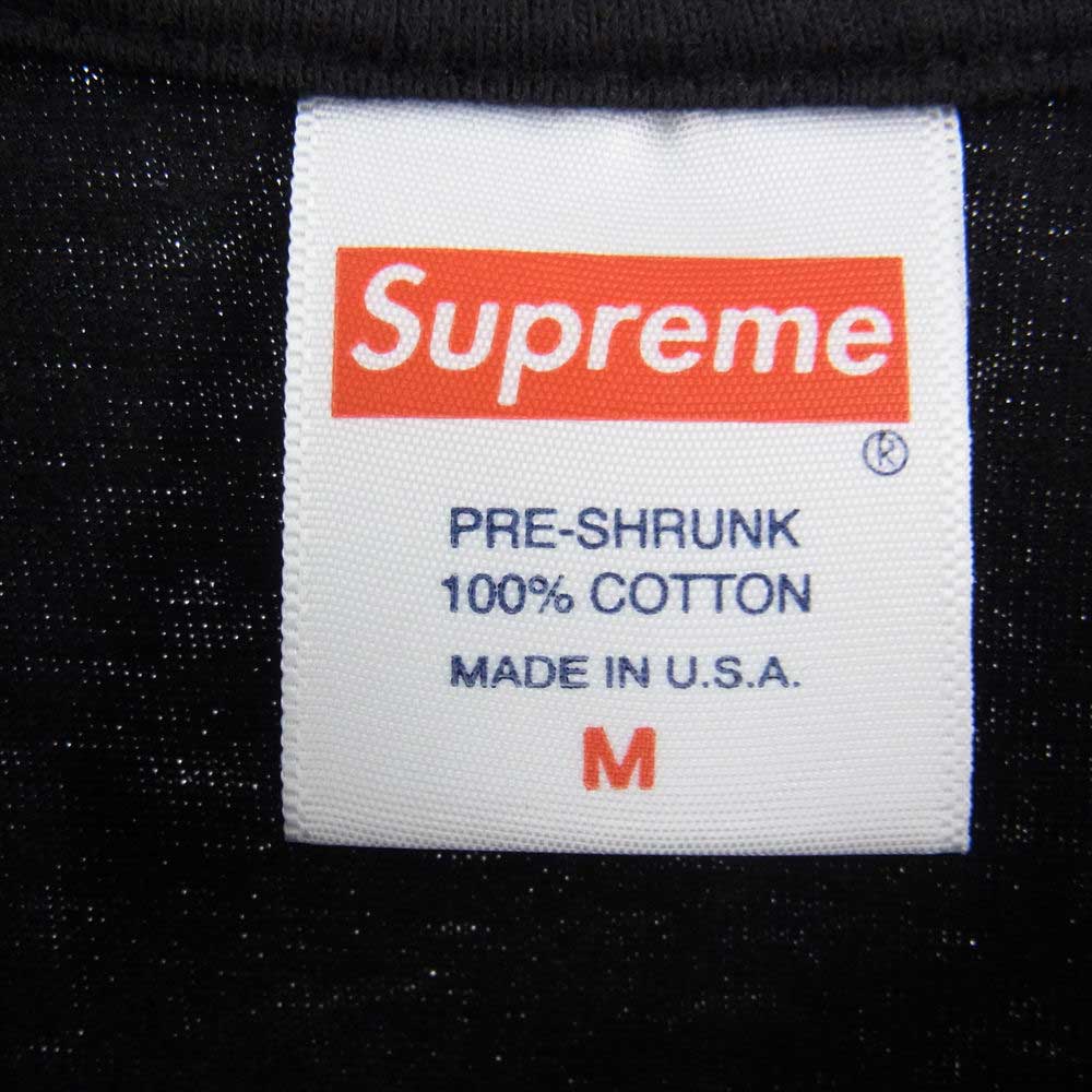 Supreme シュプリーム 20SS Chrome Logo Tee クローム ロゴ Tシャツ ブラック系 M【中古】