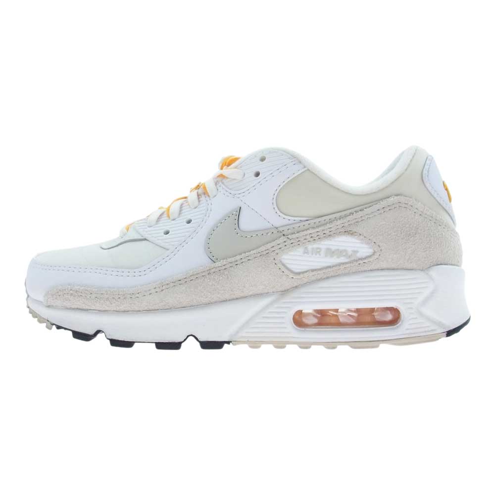 NIKE ナイキ DA8709-100 WMNS AIR MAX 90 SE FIRST USE white/light bone エアマックス90 ホワイト系 オフホワイト系 25.5cm【中古】