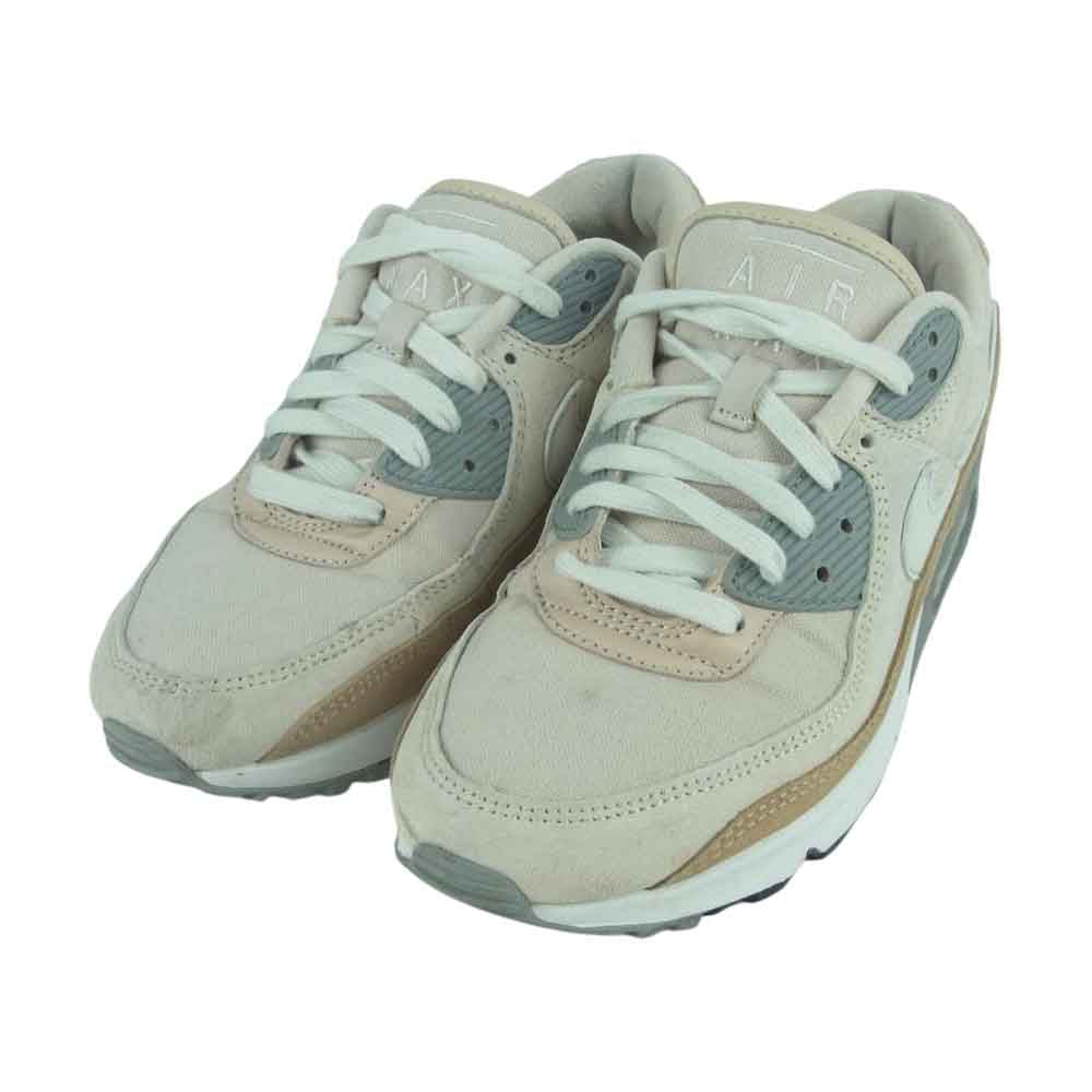 NIKE ナイキ DA1641-201 AIR MAX 90 PRM HEMP/SUMMIT WHITE-SANDDRIFT エアマックス90 スニーカー ベージュ系 25.5cm【中古】