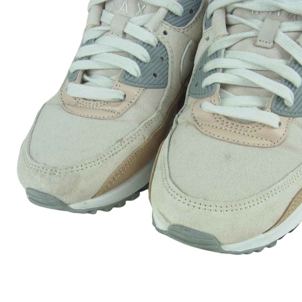 NIKE ナイキ DA1641-201 AIR MAX 90 PRM HEMP/SUMMIT WHITE-SANDDRIFT エアマックス90 スニーカー ベージュ系 25.5cm【中古】