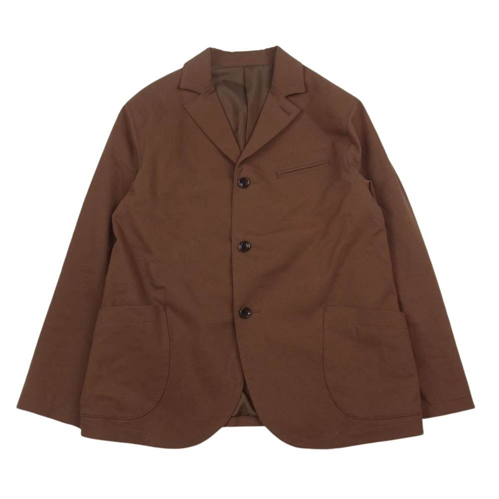Pherrow's フェローズ 3ボタン コットン テーラード  ジャケット ブラウン系 M【中古】