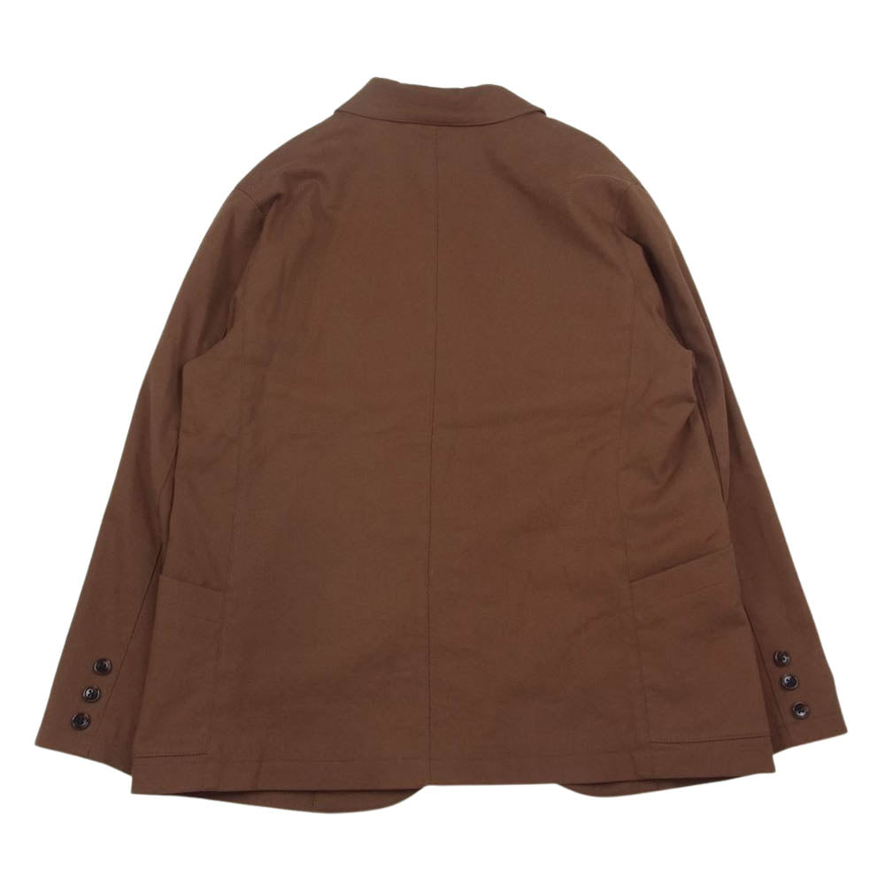 Pherrow's フェローズ 3ボタン コットン テーラード  ジャケット ブラウン系 M【中古】