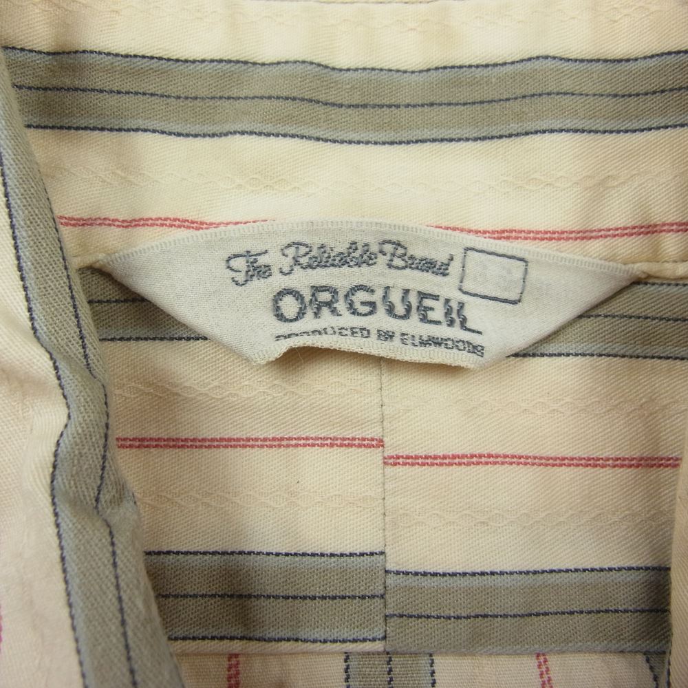 ORGUEIL オルゲイユ OR-5071A Windsor Collar ウィンザーカラー シャツ ベージュ系【中古】