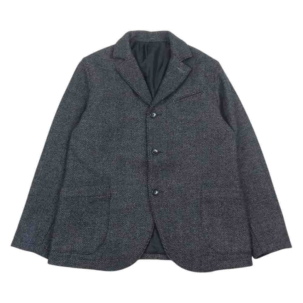 Pherrow's フェローズ 3ボタン ウール テーラード ジャケット ブラック系 M【中古】