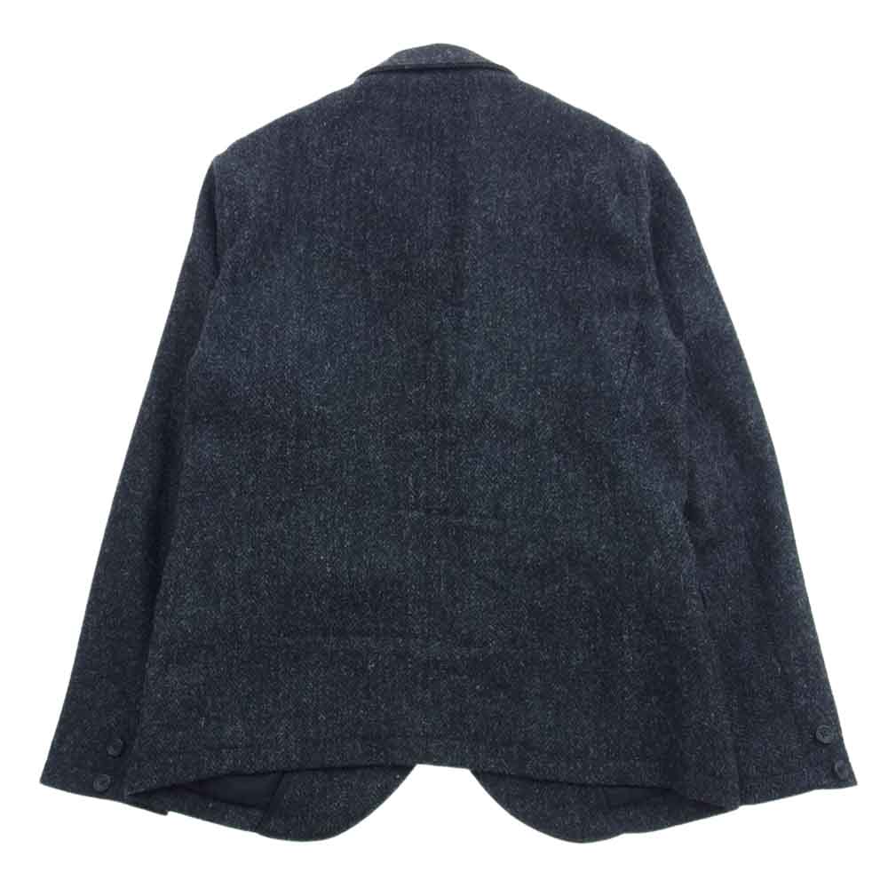 ORGUEIL オルゲイユ OR-4205B OR-4215B OR-1080B Harris Tweed Sack Coat Gilet Trousers ハリスツイード サックコート ジレ ベスト トラウザー パンツ ３ピース セットアップ スーツ ブラック系 ジャケット(38)・ベスト(40)・パンツ(32)【美品】【中古】
