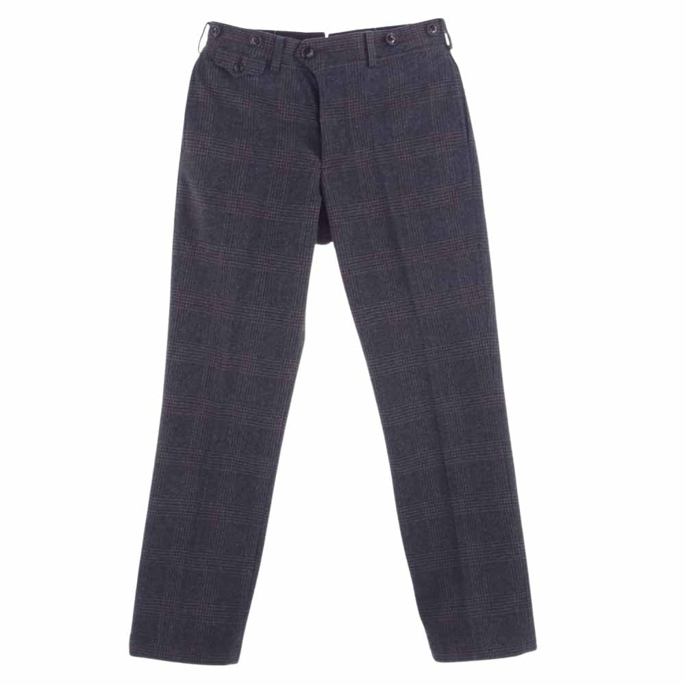 ORGUEIL オルゲイユ OR-4108 OR-4107 OR-1049 Glen Check Jacket Gilet Trousers  尾州産 グレンチェック ジャケット ジレ ベスト トラウザー パンツ ３ピース セットアップ スーツ ブラウン系 ジャケット(40)・ベスト(40)・パンツ(32)【美品】【中古】