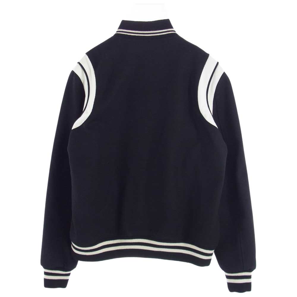 SAINT LAURENT サンローラン 354718 Y180W  テディ ボンバー ジャケット ブラック系 50【極上美品】【中古】