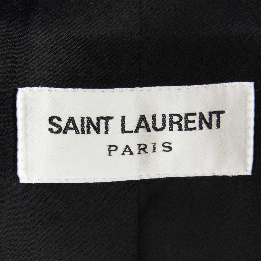 SAINT LAURENT サンローラン 354718 Y180W  テディ ボンバー ジャケット ブラック系 50【極上美品】【中古】