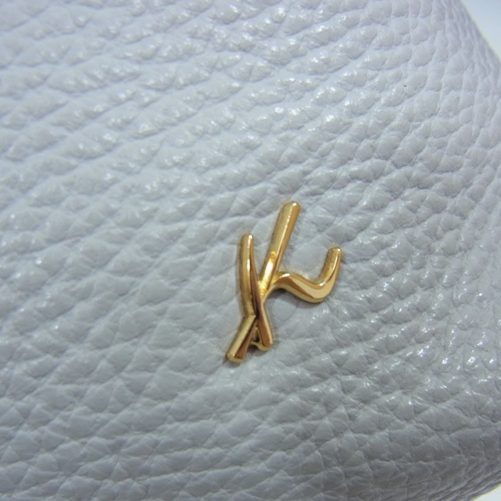 キタムラ  2WAY ハンドバッグ レザー  グレー系【中古】