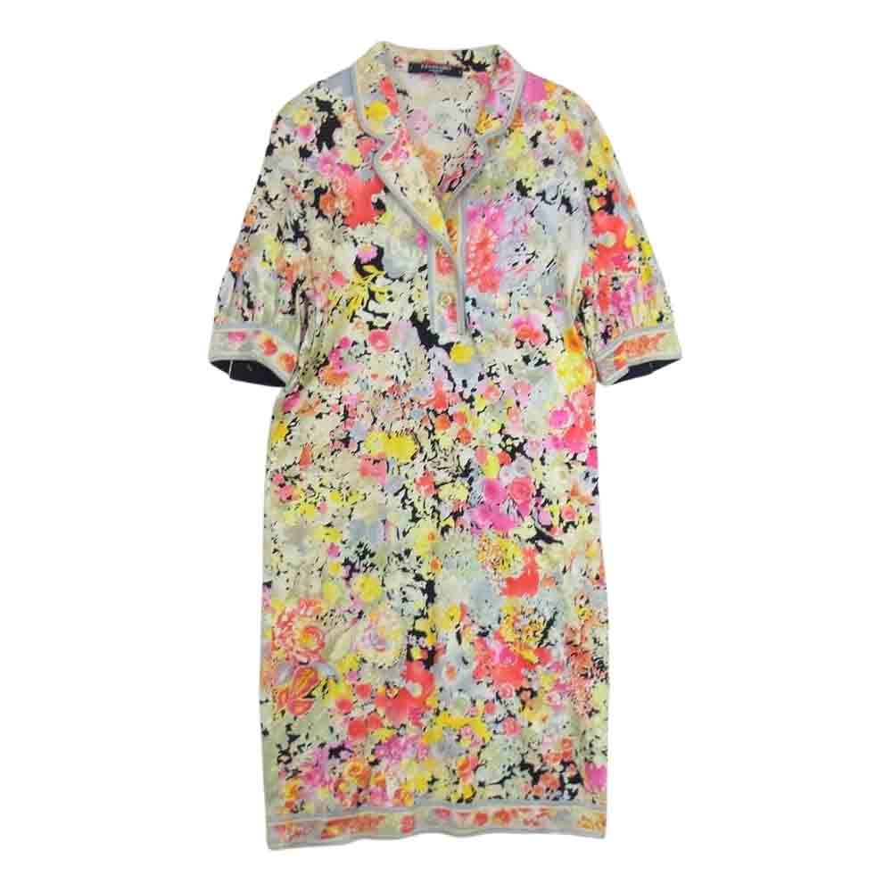 レオナール ファッション 0380105 花柄 ワンピース マルチカラー系 M【中古】