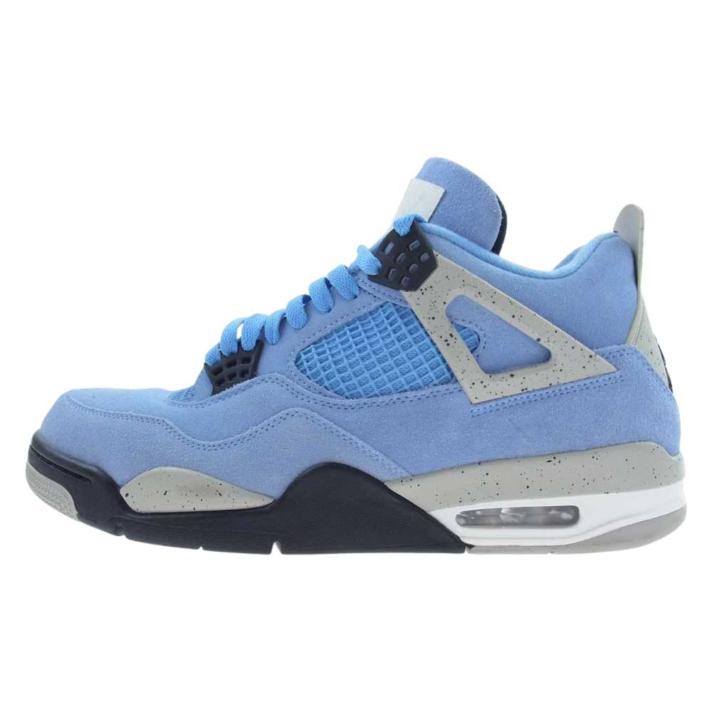 NIKE AIR JORDAN ナイキ ジョーダン CT8527-400  4 University Blue ユニバーシティー ブルー スニーカー ブルー系 28cm【中古】