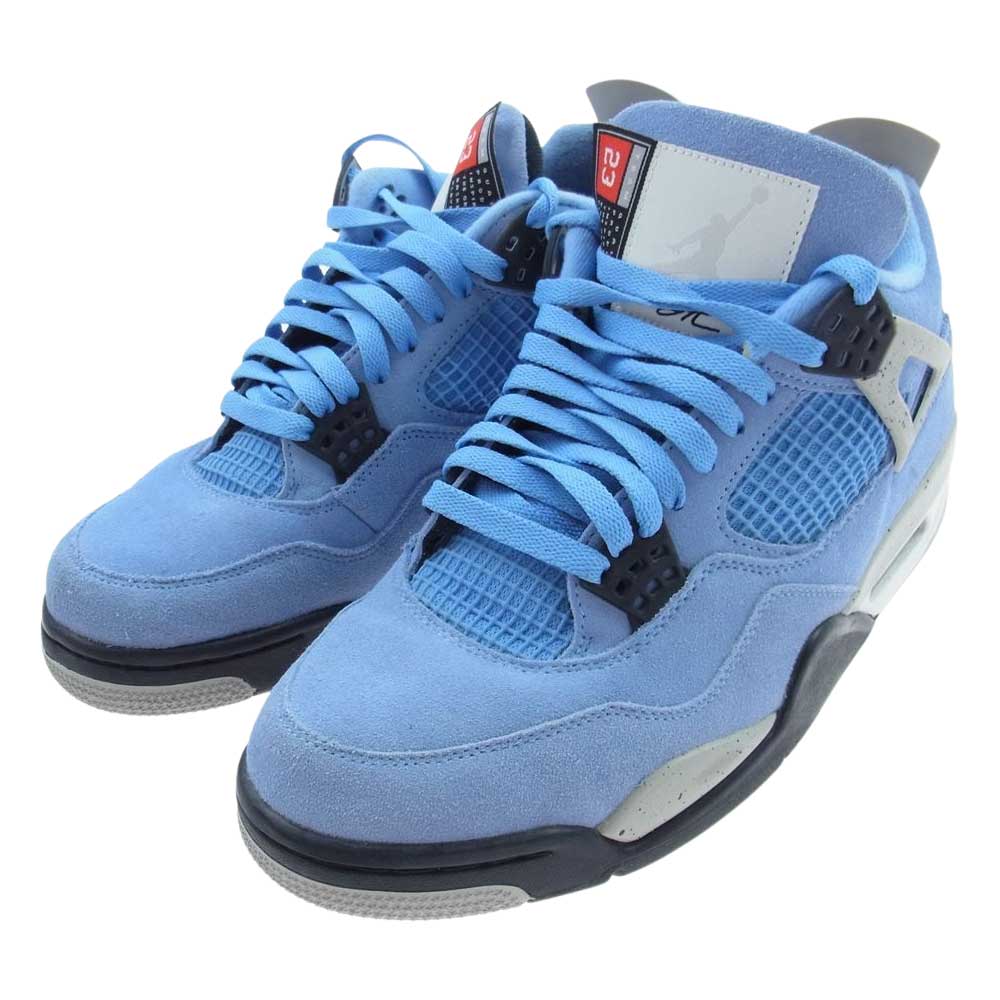 NIKE AIR JORDAN ナイキ ジョーダン CT8527-400  4 University Blue ユニバーシティー ブルー スニーカー ブルー系 28cm【中古】