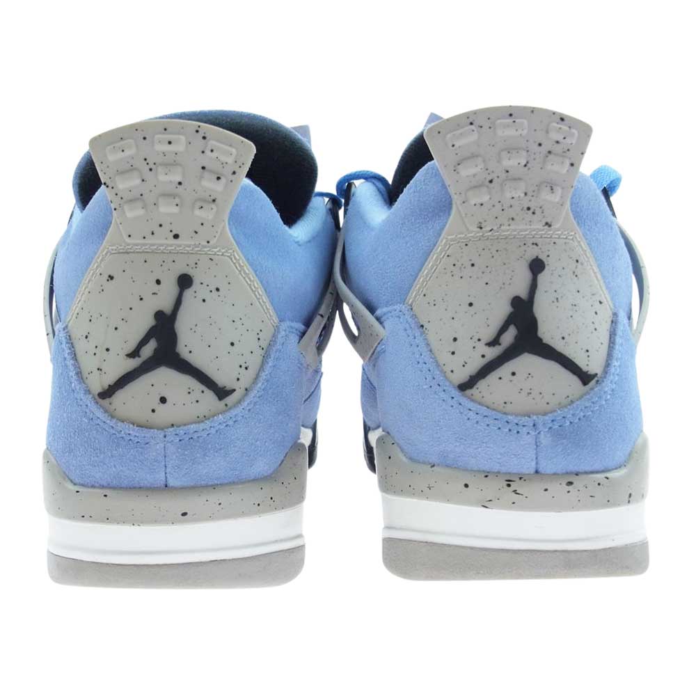 NIKE AIR JORDAN ナイキ ジョーダン CT8527-400  4 University Blue ユニバーシティー ブルー スニーカー ブルー系 28cm【中古】