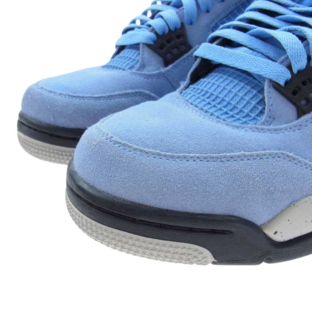 NIKE AIR JORDAN ナイキ ジョーダン CT8527-400  4 University Blue ユニバーシティー ブルー スニーカー ブルー系 28cm【中古】