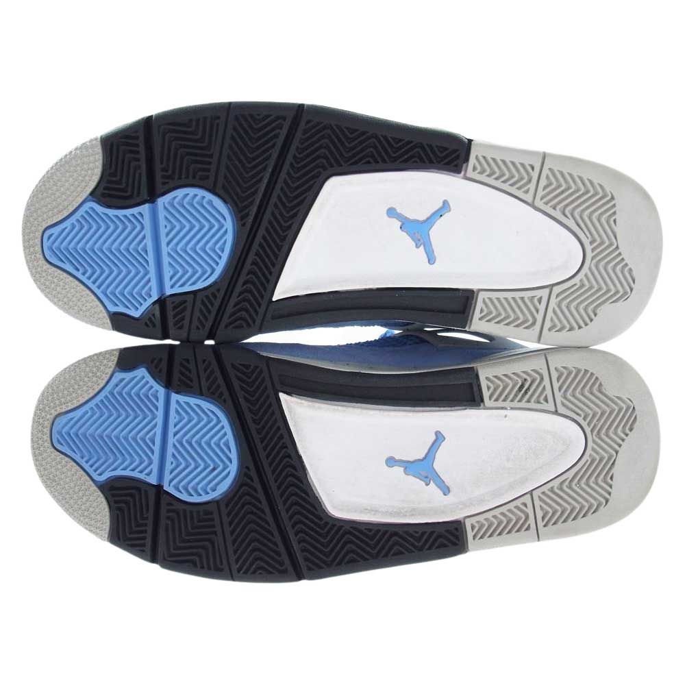 NIKE AIR JORDAN ナイキ ジョーダン CT8527-400  4 University Blue ユニバーシティー ブルー スニーカー ブルー系 28cm【中古】