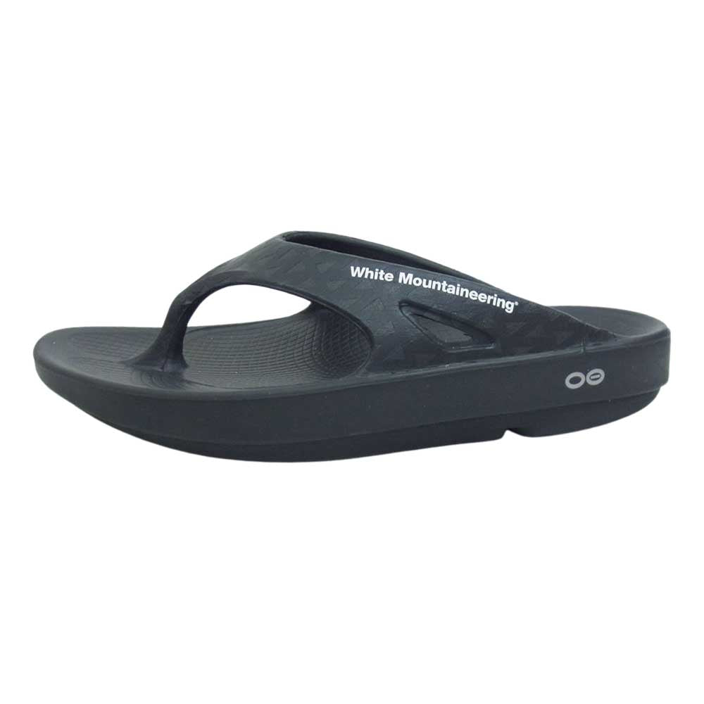 WHITE MOUNTAINEERING ホワイトマウンテニアリング × OOFOS ウーフォス SANDAL ブラック系 EU 40【中古】