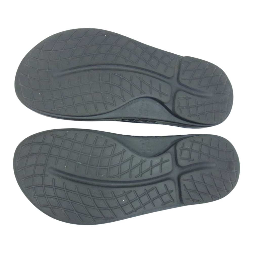 WHITE MOUNTAINEERING ホワイトマウンテニアリング × OOFOS ウーフォス SANDAL ブラック系 EU 40【中古】
