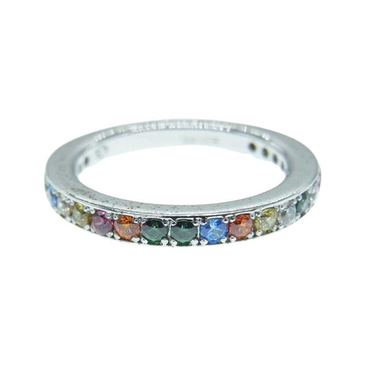ヴェルヴェットラウンジ カラーストーン リング SILVER  シルバー系 マルチカラー系 14.5号【中古】