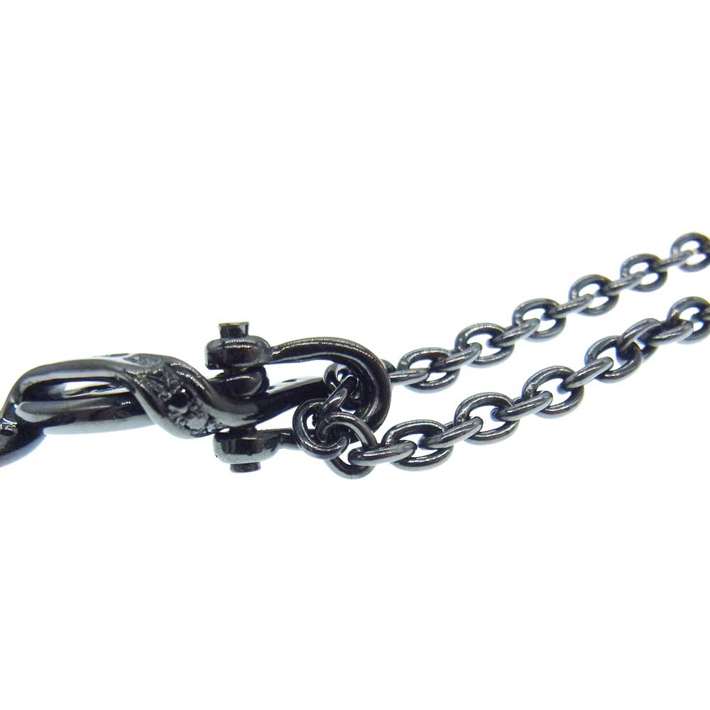 PUERTA DEL SOL プエルタデルソル PE984BK ハート ネックレス ペンダント SILVER 950 ブラック系【中古】