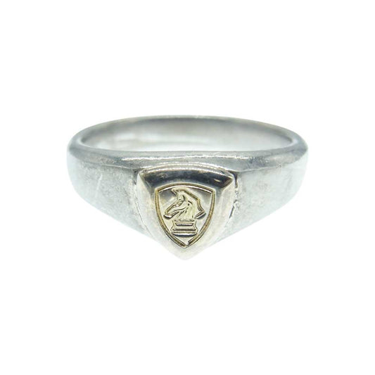 PUERTA DEL SOL プエルタデルソル K18付 SILVER950 リング シルバー系 19号【中古】